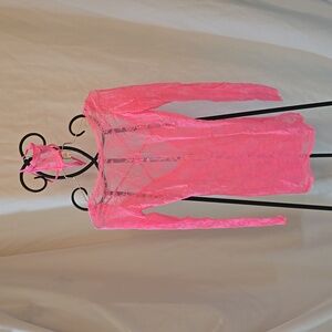 NEW IN BAG VICTORIA'S SECRET lacy see-through nightie and thong underwear